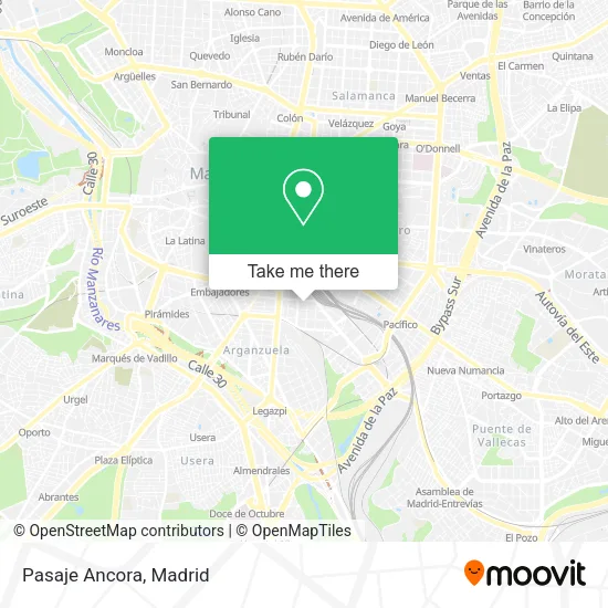 Pasaje Ancora map