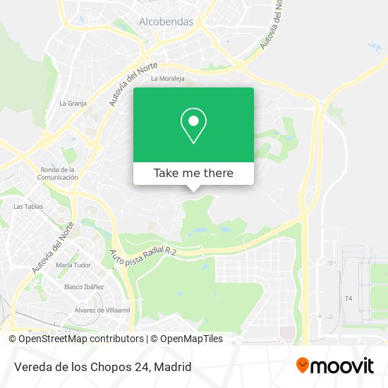 mapa Vereda de los Chopos 24