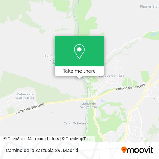 Camino de la Zarzuela 29 map