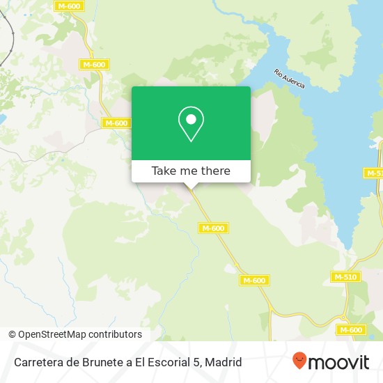 Carretera de Brunete a El Escorial 5 map