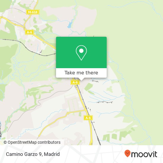 Camino Garzo 9 map