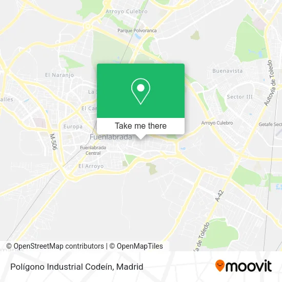 Polígono Industrial Codeín map