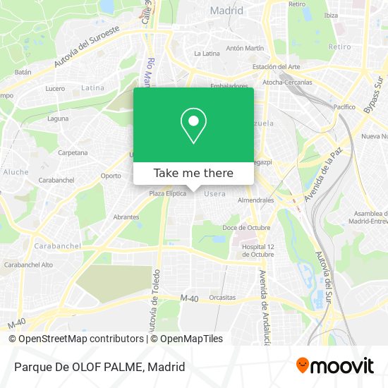 Parque De OLOF PALME map