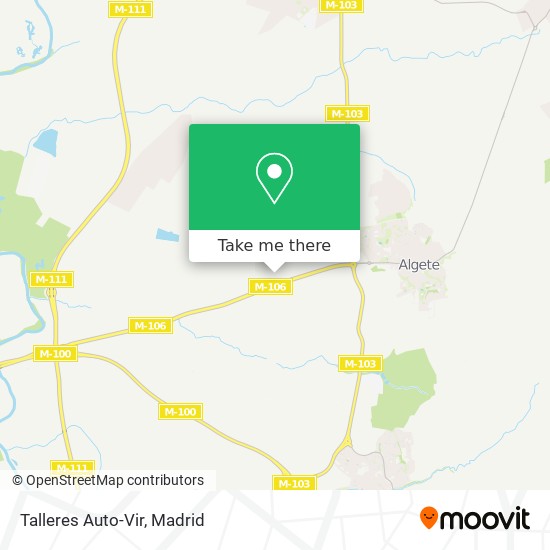 Talleres Auto-Vir map