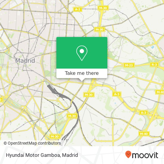 Hyundai Motor Gamboa map