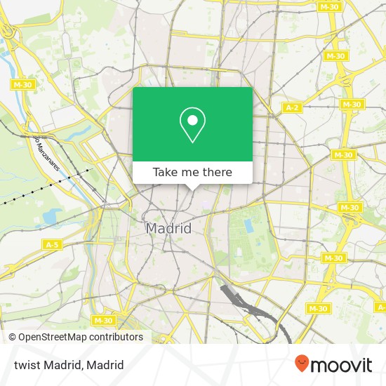 twist Madrid map