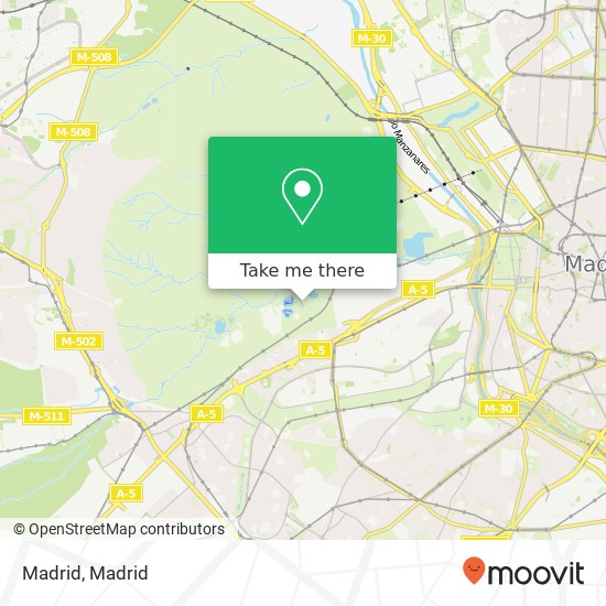 mapa Madrid