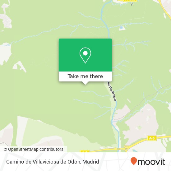 Camino de Villaviciosa de Odón map