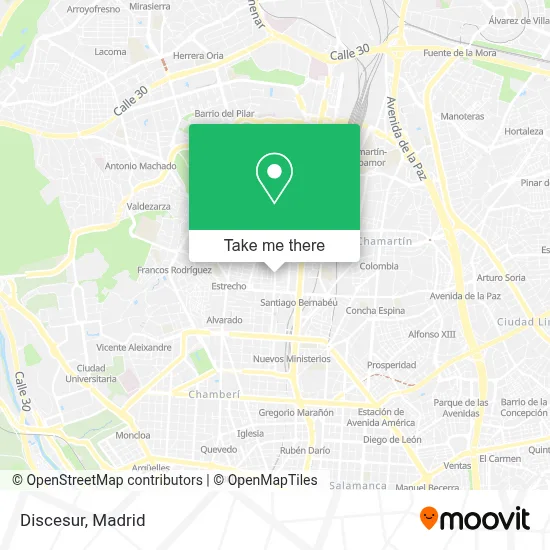 Discesur map