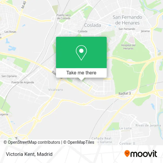 Victoria Kent map