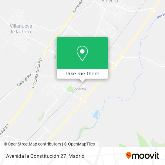 mapa Avenida la Constitución 27