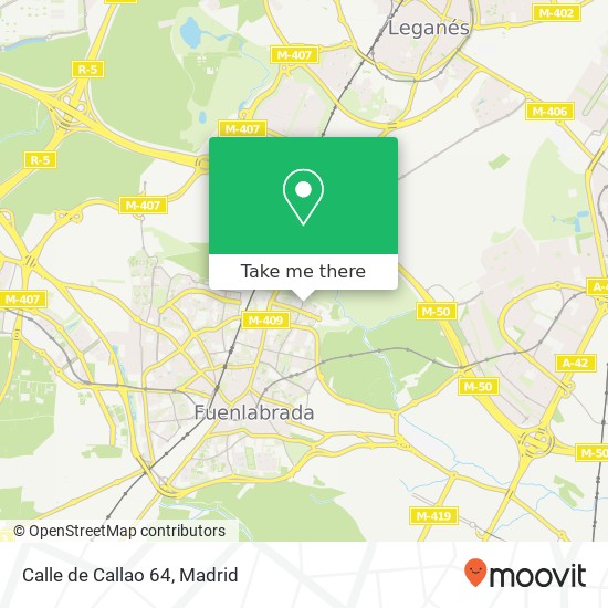 Calle de Callao 64 map