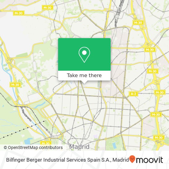 Bilfinger Berger Industrial Services Spain S.A. map