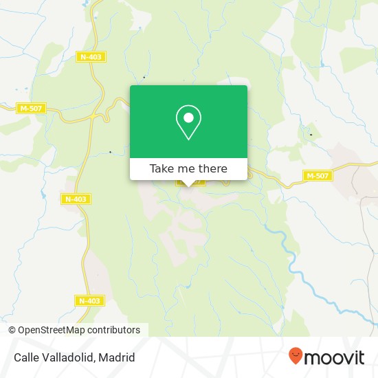 Calle Valladolid map