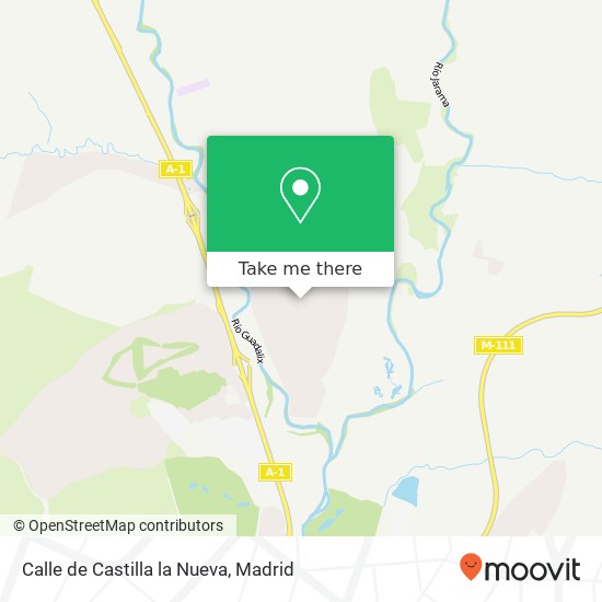 mapa Calle de Castilla la Nueva