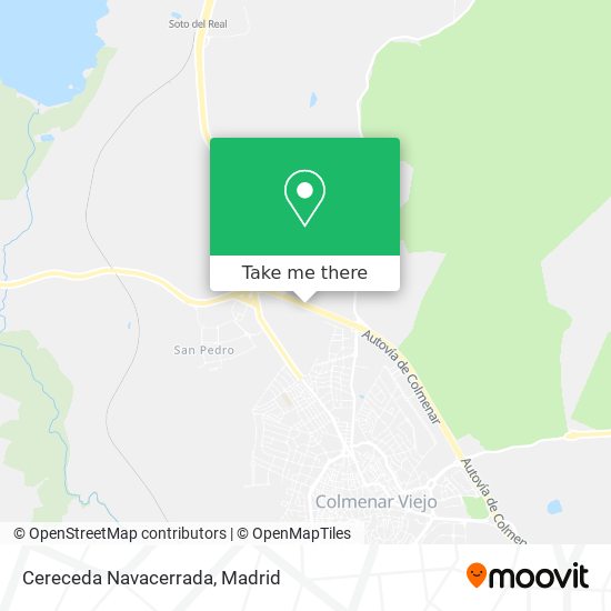 Cereceda Navacerrada map