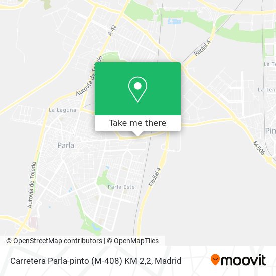 Carretera Parla-pinto (M-408) KM 2,2 map