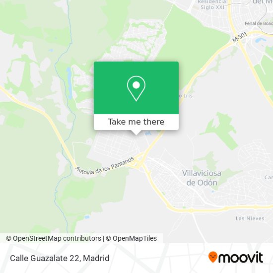 Calle Guazalate 22 map