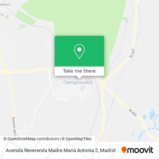 Avenida Reverenda Madre María Antonia 2 map