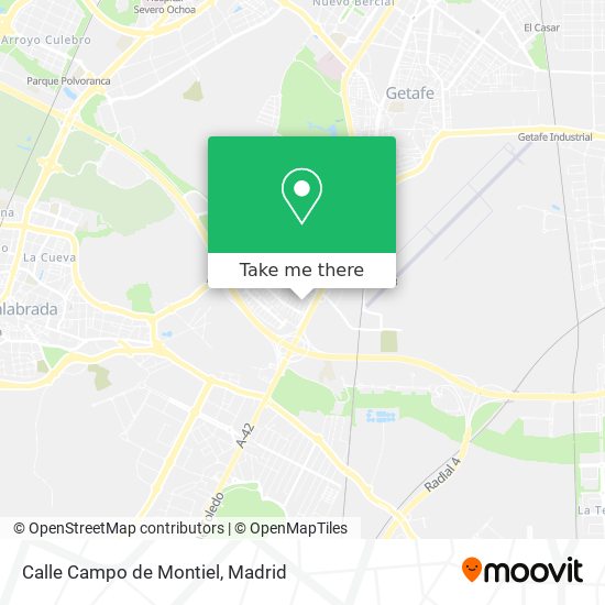 mapa Calle Campo de Montiel