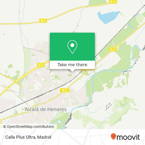 Calle Plus Ultra map