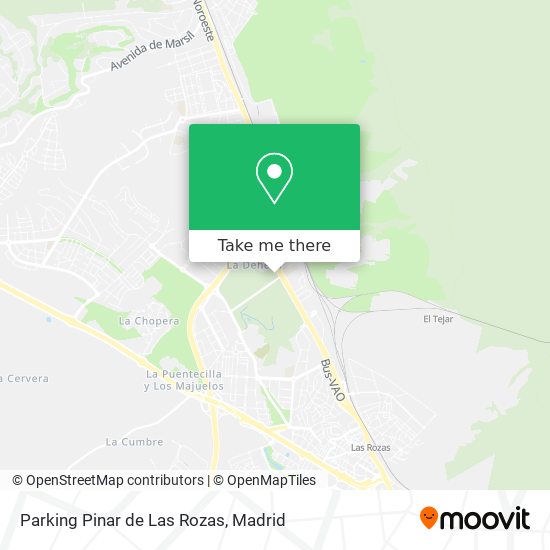 Parking Pinar de Las Rozas map