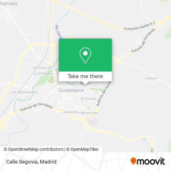 mapa Calle Segovia