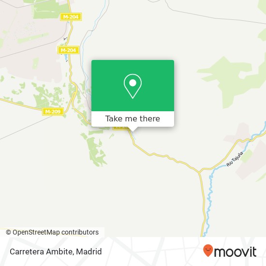 Carretera Ambite map