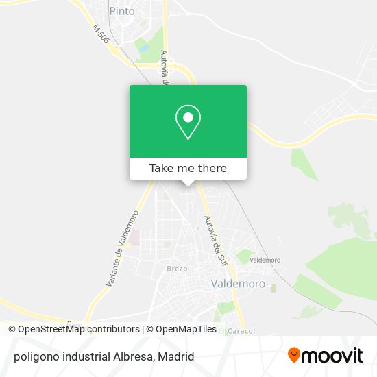 poligono industrial Albresa map