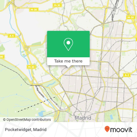 Pocketwidget map