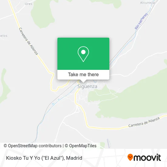 Kiosko Tu Y Yo ("El Azul") map