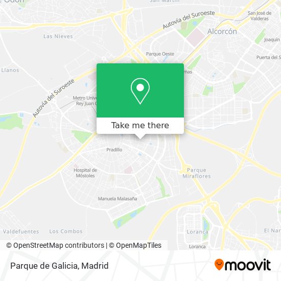 Parque de Galicia map