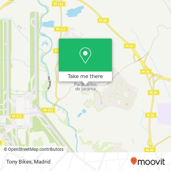 Tony Bikes map