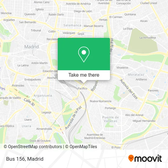 Bus 156 map