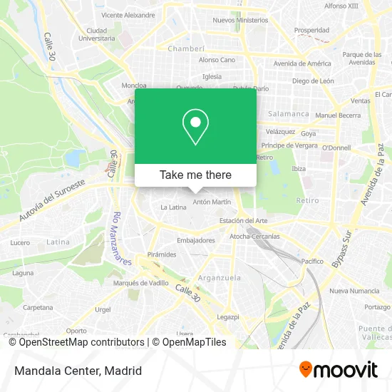 Centro Mandala map