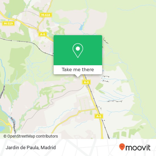 Jardin de Paula map