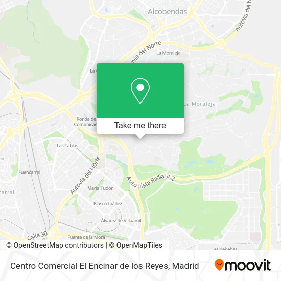 Centro Comercial El Encinar de los Reyes map