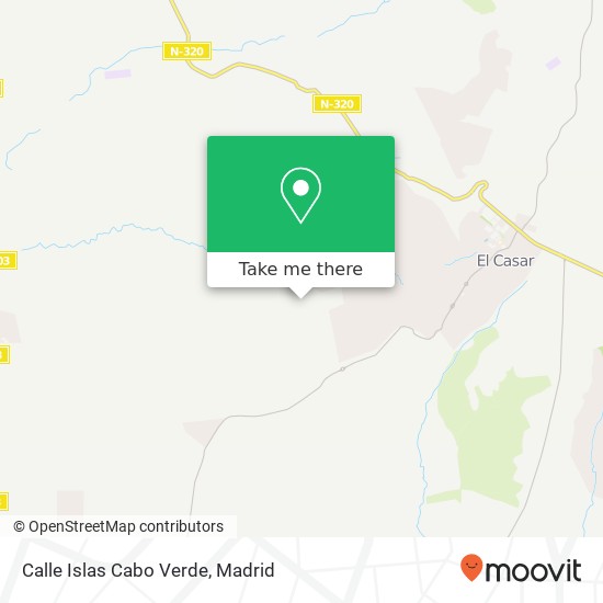 mapa Calle Islas Cabo Verde