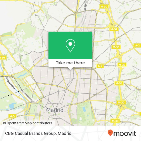 mapa CBG Casual Brands Group