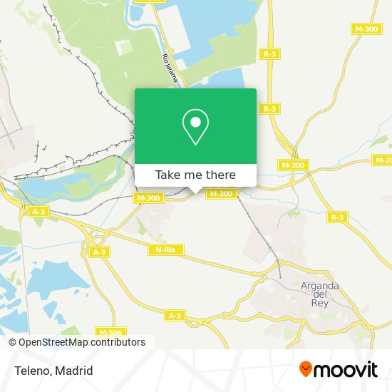 Teleno map