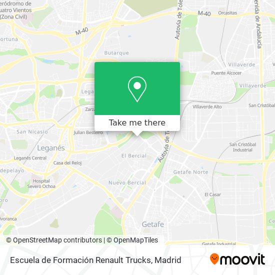 Escuela de Formación Renault Trucks map