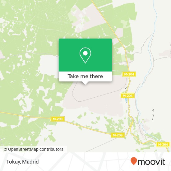 mapa Tokay