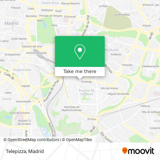 Telepizza map