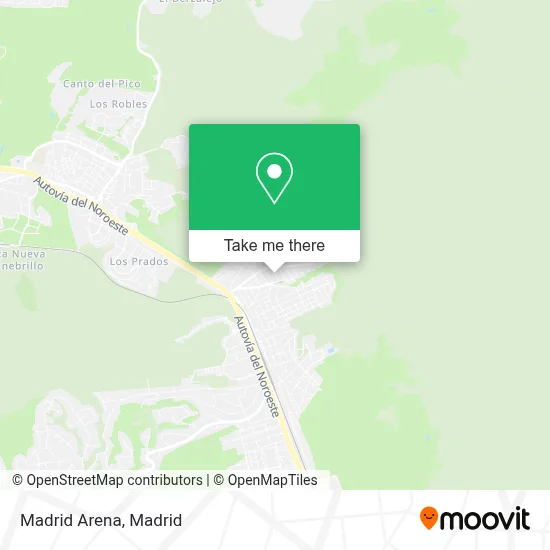 Madrid Arena map