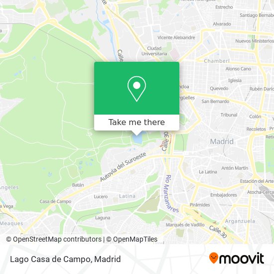 mapa Lago Casa de Campo