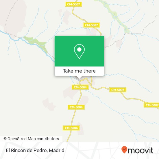 El Rincón de Pedro map