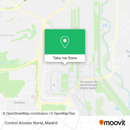 Control Acceso Norte map