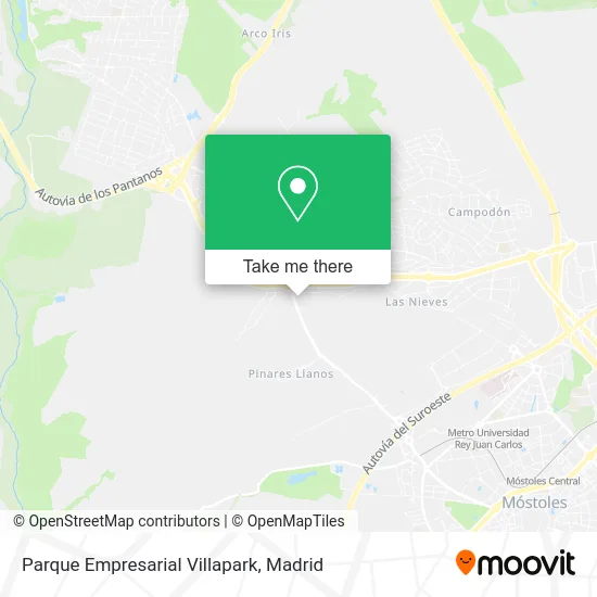 Parque Empresarial Villapark map