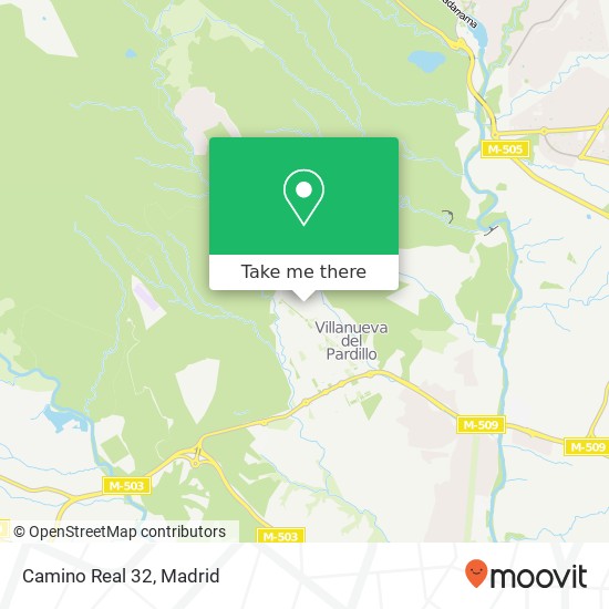 Camino Real 32 map