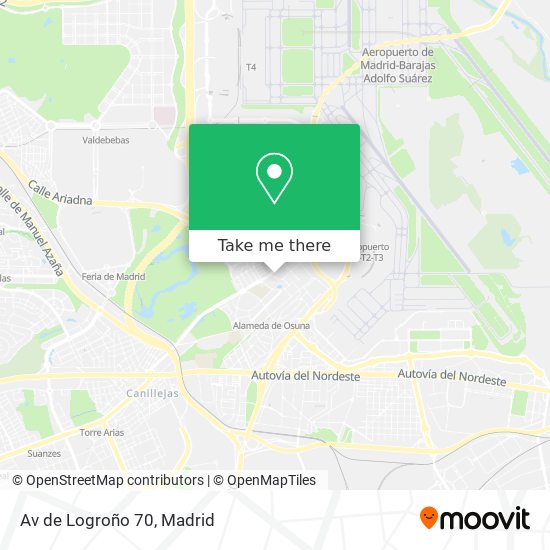 Av de Logroño 70 map